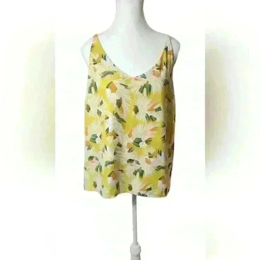 BANANA REPUBLIC FLORAL PRINT TANK SIZE L